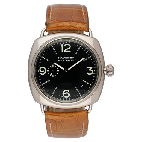 panerai white gold california dial|radiomir California dial watch.